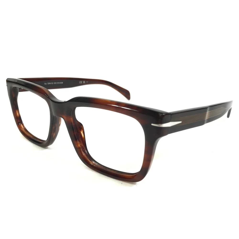 David Beckham Eyeglasses Frames DB7107 ASA Tortoise Square Full Rim 53-19-145